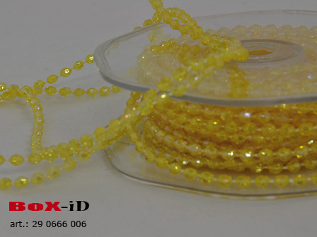 Coloured chain 006 geel 4mm X 10m